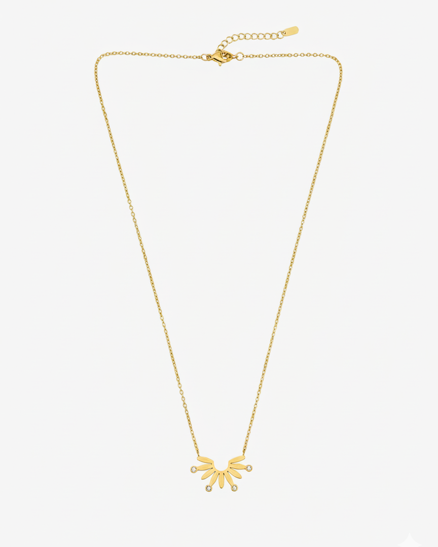 Choker with Gold Pendant