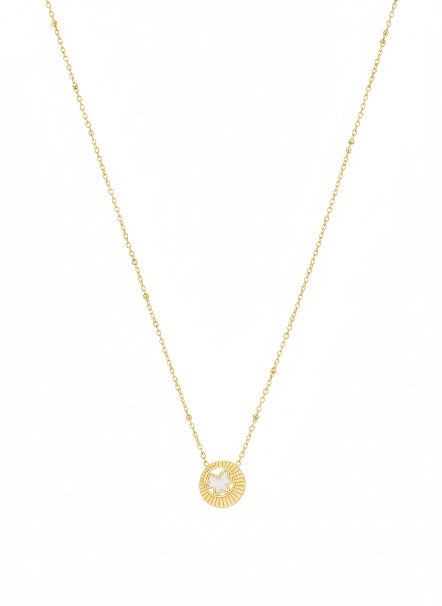 Gold Bird Necklace 4